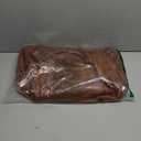 weiatas Faux Leather Travel Duffel Bag for Women Men, Large Weekender Overnight Bag with Shoes Compartment, Waterproof Carry On Bag Travel Tote Bag Gym Bag with Luggage Strap (Brown)