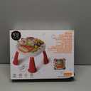 Baby Activity Table Learning & Fun, Baby DJ Table for Sitting Play, Keyboard Musical Toy and Detachable Red Legs Activity Table for Toddlers, Educational Interactive Toys for Kids