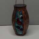 Solar Lanterns Outdoor Hanging Light Cardinal LED Glass Light Waterproof Hollowed-Out Metal Decor Garden,Yard,Patio,Gifts,Table,Pathway,Holiday for Women Mom