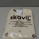 Men's Handloom Cotton Kurta Indian Summer Ethnic Wear Yoga Top (Large, Off White)