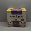 Crock-Pot Large 8-Quart Programmable Slow Cooker with Auto Warm Setting Black Stainless Steel