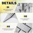 Landical 8 Pcs Retaining Wall Block Faux Stone Edging for Landscaping, 17 x 13 Inch Garden Border Landscape Edging Blocks Garden Plastic Fence for Mulch Flower Bed Patio Lawn Path Walkway