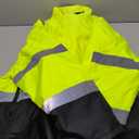 toolant 100% Waterproof Safety Jackets for Men, Hi Vis Reflective Work Jackets, Construction Rain Coats for Cold Weather (X-Large, Yellow)