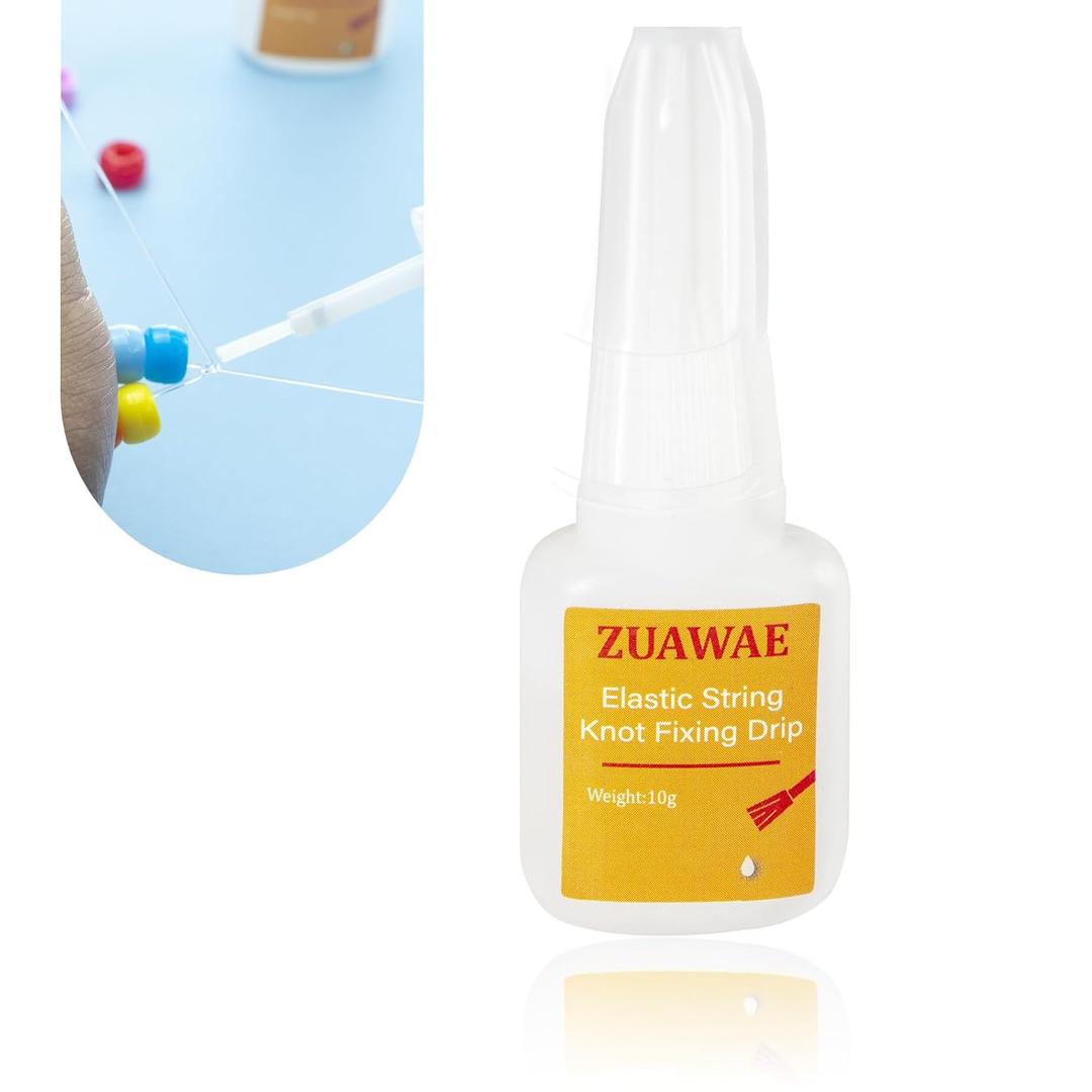 Jewelry Glue for Elastic String - Clear Craft Glue, Bracelet Glue Bracelet Supplies for Rhinestones Crafts, Clay Beads, Fabric, Jewelry Making Kit