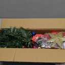 Joiedomi 24"/2FT Mini Christmas Tree Tabletop Set with Clear LED Lights, Artificial Mini Christmas Tree with Star Treetop and Hanging Ornaments, Best DIY Xmas Decorations