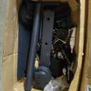 6FT Heavy Duty Sliding Barn Door Hardware Kit（1x Floor Guide, 1x Pull Handle Set &5FT Track Kit for 34"~36" Wide Single Door）, Smoothly Quietly, Easy Install (No Door)