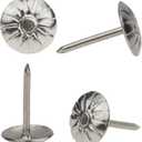 Upholstery Tacks for Furniture 7/16" Vintage Furniture Tacks Nails for Upholstery 200pcs Decorative Tack for Furniture DIY Silver Thumb Sofa Nails Furniture Tacks