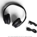 Skullcandy Cassette Wireless On-Ear Headphones, Up to 22 Hours Battery, Foldable Lightweight Design, Backup 3.5mm AUX Cable Included, Microphone for iPhone Android - Black