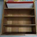 Neando 3x5 Index Card Organizer Box with Lid – Acacia Wood Note Card Holder with 200 Cards & 20 Dividers, Holds 600 Cards, 4 Compartments, Magnetic Closure – Desktop Storage for Study, Office, Recipes