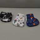 Pet Soft Dog Belly Band - 3 Packs Reusable Dog Diapers Male Dog Diapers Belly Wraps - Washable Dog Belly Bands for Male Dogs (Space, S) (Small (9''-12''))