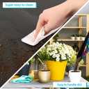 Repotting Mat for Plant Transplanting and Mess Control 29.5"x 29.5" Oxford Fabric Waterproof Potting Foldable Indoor Portable Gardening Tray Unique Gifts Lovers (1 Pcs Black)