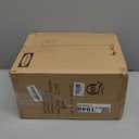 Modern Floor Lamp for Living Room with 6W LED Bulb, Industrial Floor Lamp, Amber Glass, Classic Reading Tall Lamp for Home Office, Standing Lamp for Study, Minimalist, Vintage, Mid Century, Brass Gold