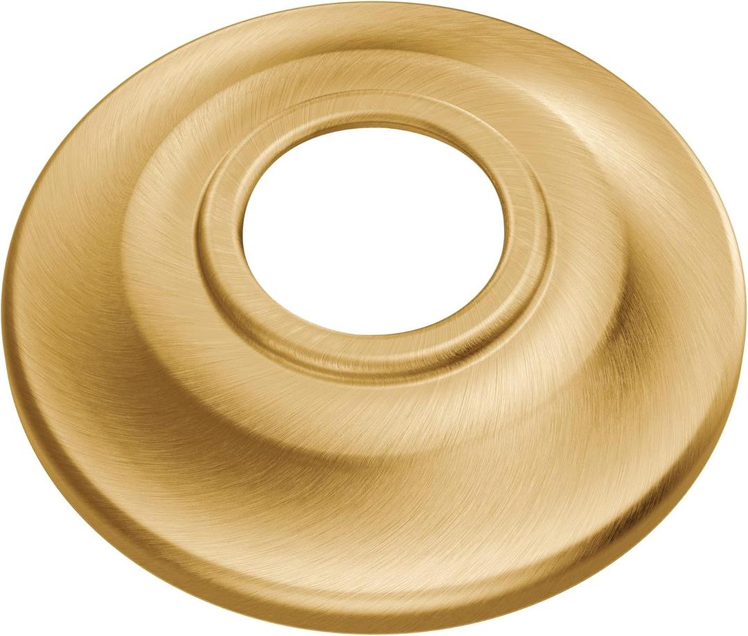 Moen AT2199BG Collection Replacement Flange for Universal Standard Shower Arms, Brushed Gold