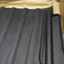 Powerty Truck Bed Mat for Ford Maverick (Gas & Hybrid XL/XLT/Lariat Models) 2022 2023 2024 2025 2026 Accessories All Weather Truck Bed Liner TPE Pickup Bed Mat Black