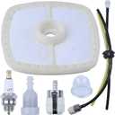 AUMEL Air Filter with Fuel Line Kit Replace for 13031054130, A226001410 for ECHO GT-200 GT-200R GT225 GT230 GT231 GT251 GT2000 Trimmer; SRM210 SRM211 SRM225 SRM230 String Trimmer