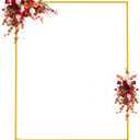 Asee'm 6.6FTx5.2FT Gold Wedding Arch Backdrop Stand Square Metal Rectangular Arch Frame for Ceremony Party Birthday Bridal Baby Shower Anniversary Arbor Balloon Decoration