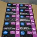 Med pride black nitrile gloves XL