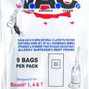 VACUUM AMERICA CLEAN VAC 16 Bissell 1 Thru 7 H-10 Hepa Filtration (Pack of 9)