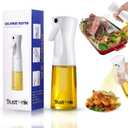 TRUSTONIX-Glass Oil Spray Bottle for Cooking, Baking & Grilling | Mister Oil Sprayer with Fine Mist | Refillable Cooking Oil Spray Bottle for Air Fryer & Salad | Leakproof | Lightweight | 6.7 ounce