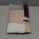 jinchan Linen Farmhouse Valances for Living Room Windows 16 Inch Slubbed Crossed Double Layer Window Valances Light Filtering Rustic Country Overlay Rod Pocket 2 Panels Blush Beige