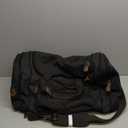 Gonex Canvas Duffle Bag 60L Travel Duffel Overnight Weekend Bag with Shoe Compartment (Dark Gray)