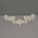 Ekena Millwork 15 1/4"W x 6 1/4"H x 1"P Versailles Ribbon Onlay, White