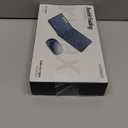 Foldable Keyboard and Mouse, Samsers KM08X Folding Bluetooth Keyboard Mouse Combo with Backlight, 2.4G + BT5.0 x 2, Full-Size Travel Keyboard & Portable Wireless Mouse for Windows iOS Mac OS Android (Graphite - Backlit)