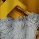Commercial Mop Bucket with Side Press Wringer on Wheels, Including One Commercial Mop, 35 Quart, Yellow