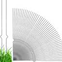 Tatuo 100 Pcs Yard Sign Stakes Heavy Duty 16.5'' Wire Yard Stakes Alternative to H Frame Metal Reusable Sign Holder for Spring Summer Lawn Corrugated Plastic