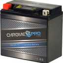 Chrome S Pro iGel YTX14-BS Maintenance-Free, 210CCA, 12V 16Ah Battery Replacement for ATV, Motorcycle, Jet Skis, Scooter, UTV, and More - Nut and Bolt (T3) Terminal