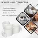 Bottle & Hose Holder for Spectra S1 Plus /S2 Plus (New Models/Square Hole), Compatible with Spectra Breast Pumps, Organize and Simplify Your Pumping Journey, Ideal Gift for New Moms