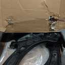 TRQ Front Lower Driver and Passenger Side Control Arm and Ball Joint Set 2 Piece Compatible with 2017-2020 Hyundai Elantra 2018-2020 Elantra GT 2019-2022 Kia Forte