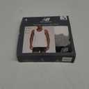 New Balance Men's Cotton Performance Rib Sleeveless Tank Top Undershirt (3 Pack Or 4 Pack) (Medium, Black/White/Lt. Heather Grey)