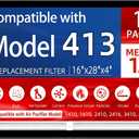 1 Pack 413 Replacement Filter, Compatible with AprilAire 413 Whole House Air Purifiers Models,1410,1610,2410,2416,3410,4400,MERV16 HVAC Furnace Filter Replacement,Actual Size:16"x28"x4" Air Filter