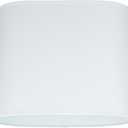 Aspen Creative 37001A Transitional Oval Hardback Shaped Spider Construction Lamp Shade in Off-White, 13 1/2" wide (8" + 13 1/2") x (8" + 13 1/2") x 10 1/2", 8" x 13.5" x 10.5"