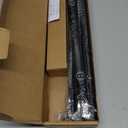 5/8 Diameter Curtain Rods 30-90 Inch, for 30-84 Inch Windows, Adjustable Splicing Black Curtain Rods for Windows with Brackets, Window Rod Long Small Curtains Rod