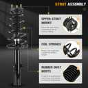 Rear Struts Shock Absorber Sway Bar Links Kit Fit for Lexus ES330 2004 2005 2006, for Toyota Camry 2004-2006, Replace 172208 172207 K90345, 4Pcs