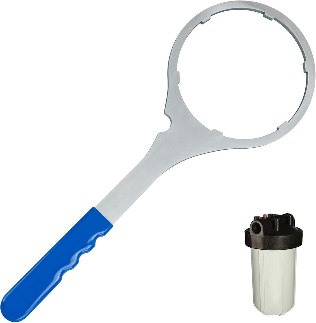 SPBW-5 Heavy-Duty Water Filter Housing Wrench 5.93 In, SW-3 Water Filter Wrench for Whole House Filter Replacement for Pentair Pentek 150296 Plastic Wrenchs, Compatible with Culligan, Pentek & Plymouth
