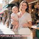 Wearable Breast Pump Bag, Carrying Case Compatible with Eufy Breast Pump, Portable Breast Pump Storage Bag for Momcozy Willow Medela and Most Breast Pumps, Hold 2 Pumps, Ideal for Going Out and Travel