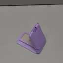 Upgraded for Magsafe Wallet, Strong Magnetic Phone Wallet with Adjustable Stand, Built in Makeup Mirror, 5 Card Holder, Rfid Blocking (Light Purple Fold)