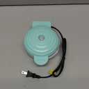 CROWNFUL Mini Waffle Maker, 4" Chaffle Maker with Compact Design, Easy to Clean, Non-Stick Surface, Recipe Guide Included, Perfect for Breakfast, Dessert, Sandwich, or Other Snacks