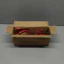 Briful 12'' Large Heads Christmas Glitter Poinsettia Flowers Christmas Tree Ornaments Set of 4 Artificial Flowers with Long Stems for Xmas Tree Party DIY Holiday Decorations, Black Blue