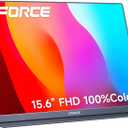 c-force Portable Monitor 15.6 inch FHD 1080P USB C HDMI Ultra-Slim IPS Computer Display w/Speakers, HDR Plug & Play, External Portable Monitor for Laptop PC Phone Mac Xbox PS5 Switch
