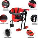 INNOLIFE Baby Bicycle Seat - Front Mounted Child Bike Seat with Handrail, Kids Bike Seat for Adult Bike