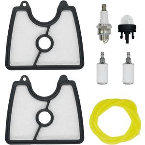 125B Air Filter Spark Plug Tune Up Kit Replacement for Husqvarna 125B 125BX 125BVX Leaf Blower, 545112101 Replacement for Craftsman 358794810 358794811 Blowers with Fuel FilterPrimer Bulb Line
