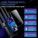 2026 WiFi Extender Internet Booster, 10000 Sq.ft Long Range Repeater Wireless Routers Amplifier, Mesh Wi-Fi 80% Faster | Broader Than Ever, Support More Network Devices at Home, 1-Tap Setup