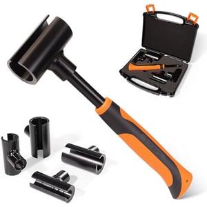 Swozzto Door Hinge Gap Adjusting Tool Kit,2025 New Upgrade Hinges Gap Adjusting Wrench,4 Size Heavy Duty Steel Door Hinge Repair Tool with Rubber Grip for Alignment Of Doors and Cabinets Etc.