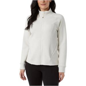 32 Degrees Heat Women's Full Zip Active Tech Jacket (Medium, Tan)