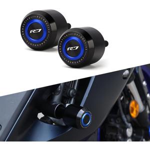 Modeer Compatible with YZF R7 2021 2022 2023 2024 2025 Motorcycle Frame Anti-Collision Falling Protection Slider Crash yzfr7 r 7 Accessories (Blue)