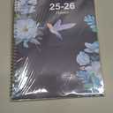 2025-2026 Appointment Book, 25-26 Planner Quarter-Hourly, Weekly & Monthly - from July 2025 - June 2026, A4 Weekly Planner with Colorful Tabs, Hardover, Note Pages, Pockets, Spiral Binding (8.5"x11")